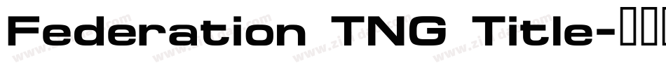 Federation TNG Title字体转换